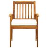 vidaXL 9 Piece Garden Dining Set with Cushions Solid Acacia Wood