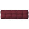 vidaXL Pallet Sofa Cushions 7 pcs Wine Red