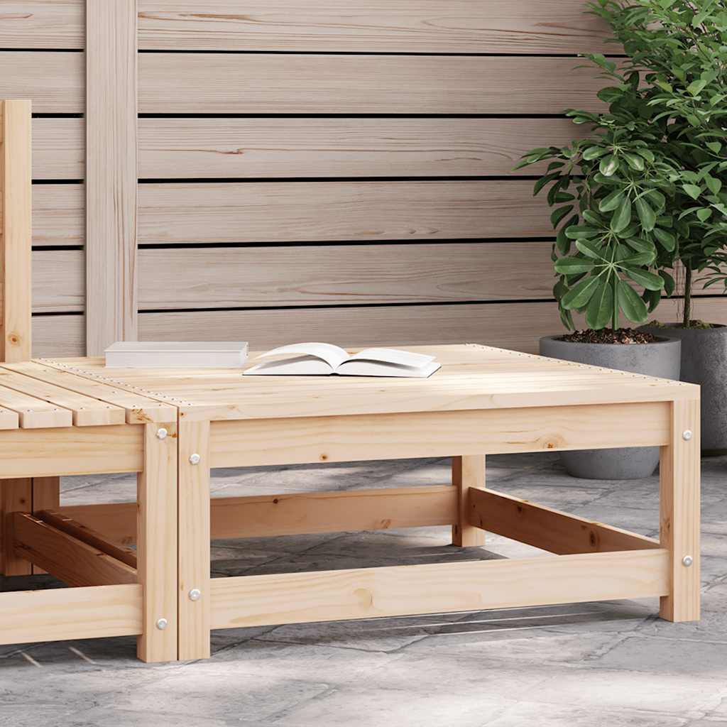 vidaXL Garden Footstool 70x70x30 cm Solid Wood Pine