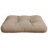 vidaXL Pallet Cushion Taupe 58x58x10 cm Fabric