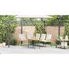 vidaXL Garden Sofa Set 2 pcs Natural Poly Rattan