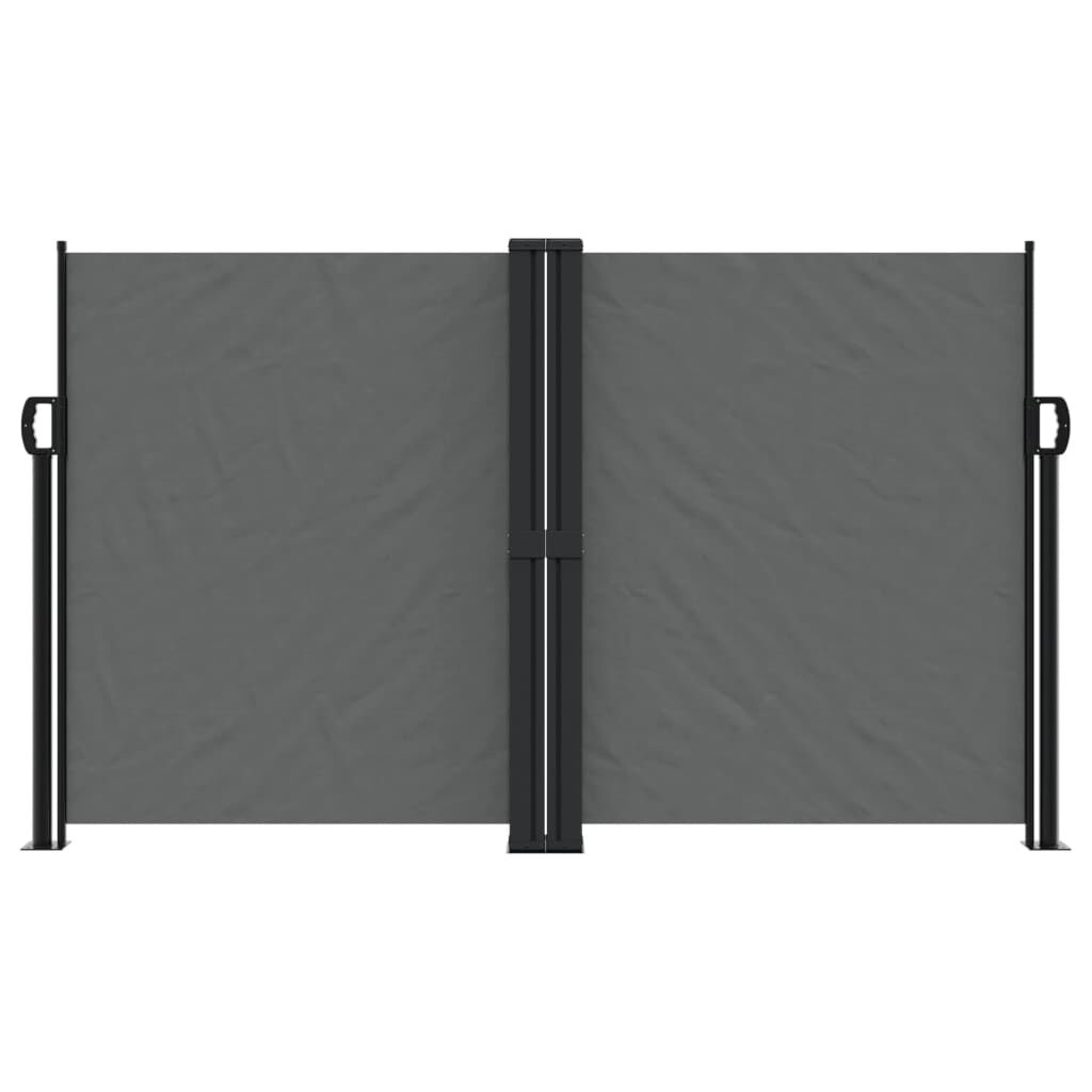vidaXL Retractable Side Awning Anthracite 140x1200 cm