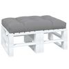 vidaXL Pallet Cushion Grey 120x80x12 cm Fabric