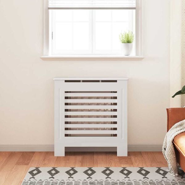 vidaXL MDF Radiator Cover White 78 cm
