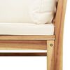 vidaXL 6 Piece Garden Lounge Set with Cushions Solid Wood Acacia