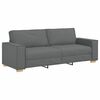 vidaXL Sofa 3 pcs Dark Grey 220 x 80 x 84 cm Fabric