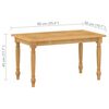 vidaXL 4 Piece Garden Lounge Set with Cushions Solid Teak Wood