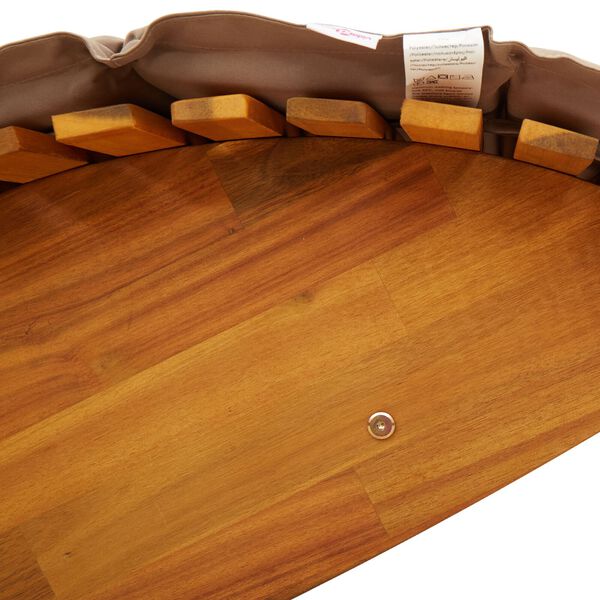 vidaXL Rocking Sun Loungers with Cushions 2 pcs Solid Wood Acacia