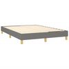 vidaXL Bed Frame without Mattress Dark Grey Full Fabric (US Only)