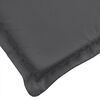 vidaXL Highback Chair Cushions 2 pcs Melange Anthracite 120x50x4 cm Fabric