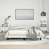 vidaXL Bed Frame without Mattress White Queen Faux Leather