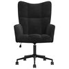 vidaXL Relaxing Chair Black Velvet