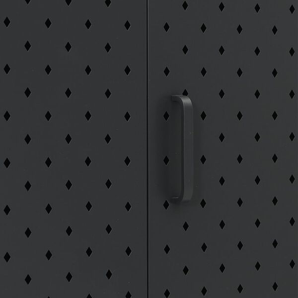 vidaXL Sideboard Black 105x35x75 cm Steel