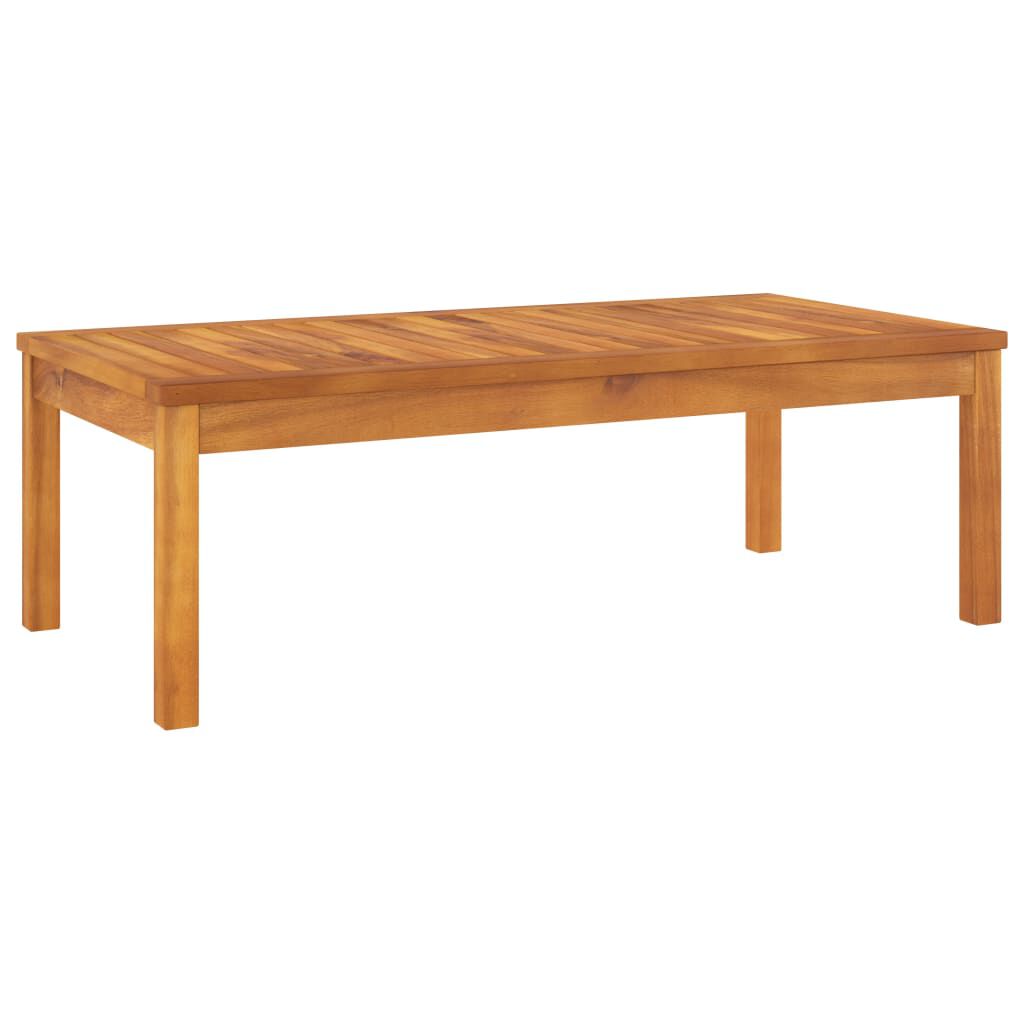 vidaXL 5 Piece Garden Lounge Set with Cushion Solid Acacia Wood