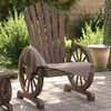 vidaXL Garden Adirondack Chair Solid Wood Fir