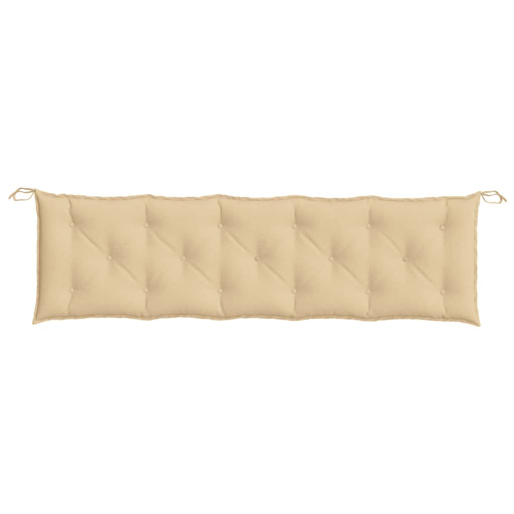 vidaXL Garden Bench Cushion Melange Beige 180x50x7 cm Fabric