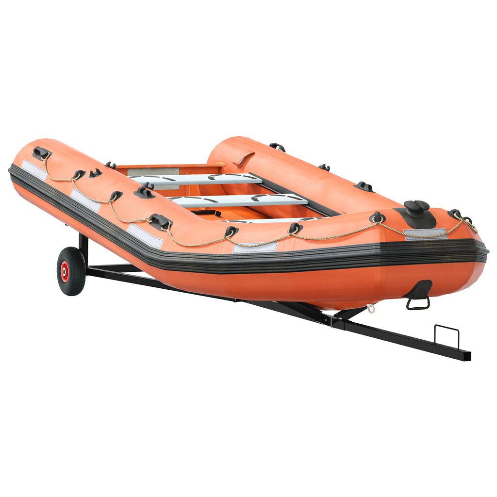 vidaXL Boat Trailer 212-302 cm Adjustable Length 160 kg Steel