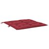 vidaXL Garden Bench Cushion Wine Red 100x(50+50)x7cm Oxford Fabric