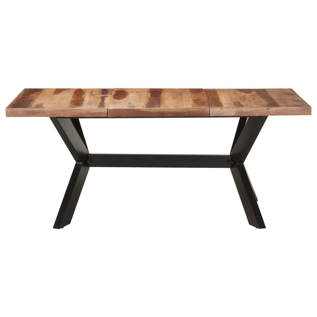 vidaXL Dining Table 180x90x75 cm Solid Wood with Honey Finish