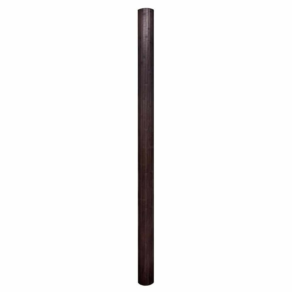 vidaXL Room Divider Bamboo Dark Brown 250x165 cm
