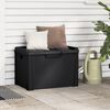 vidaXL Garden Storage Box Anthracite 125 L PP