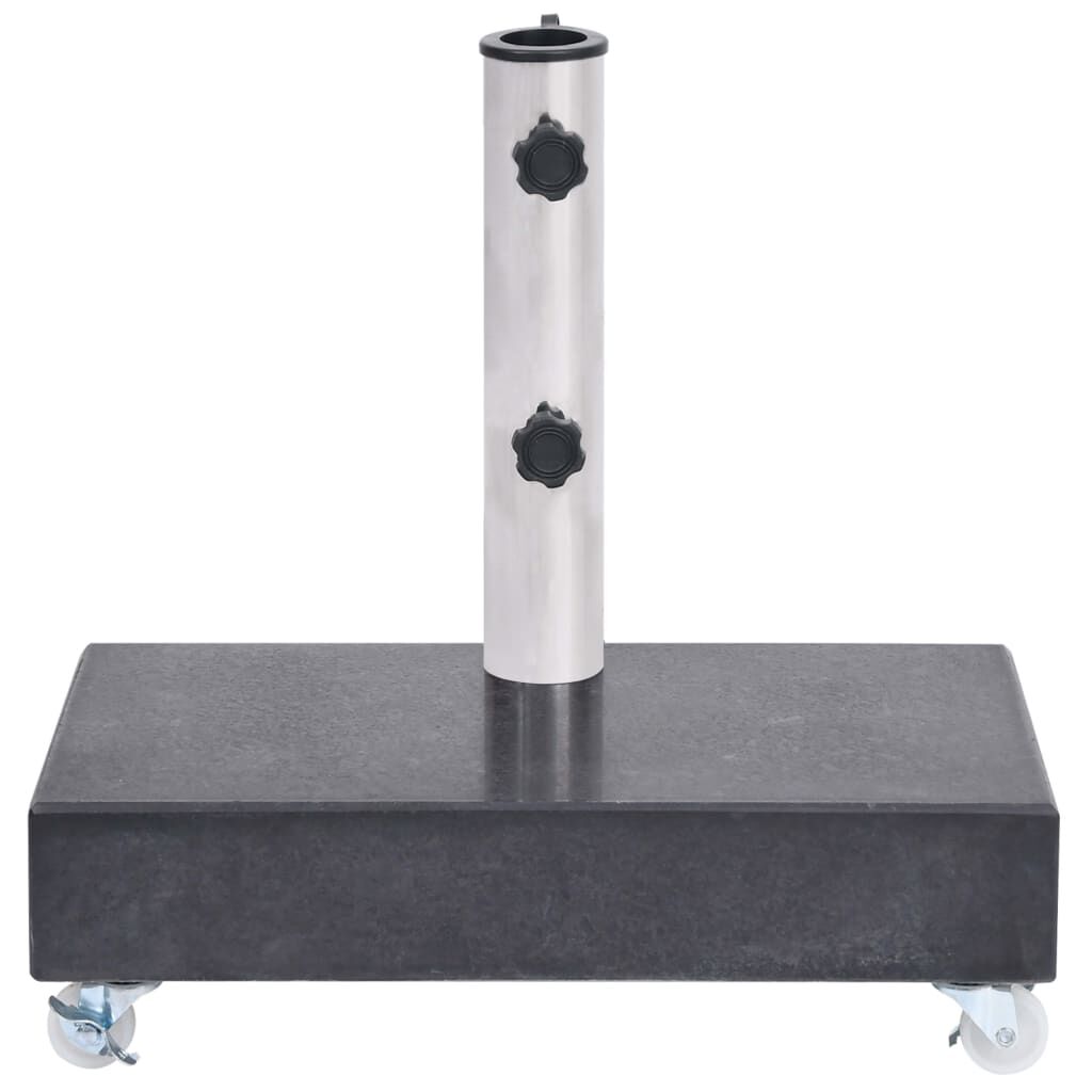 vidaXL Umbrella Base Black 45x25x8 cm Granite