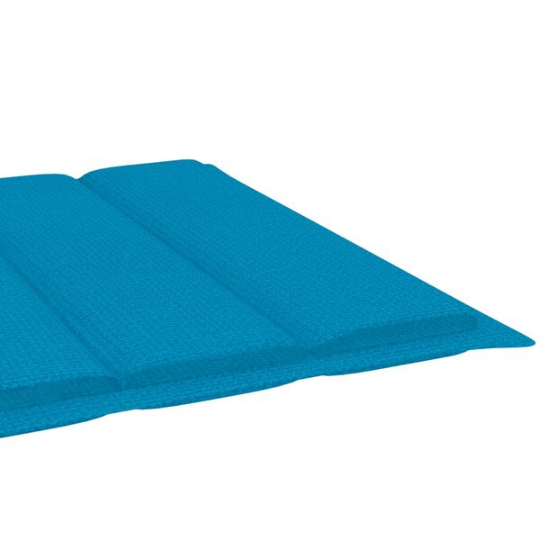 vidaXL Garden Sun Lounger with Cushion Solid Acacia Wood