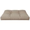 vidaXL Pallet Cushion Taupe 70x70x12 cm Fabric