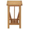 vidaXL Magazine Table 45x27x42 cm Solid Oak Wood