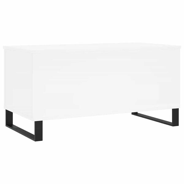 vidaXL Coffee Table White 90x44.5x45 cm Engineered Wood