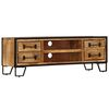 vidaXL TV Cabinet with Drawers 120x30x40 cm Solid Mango Wood