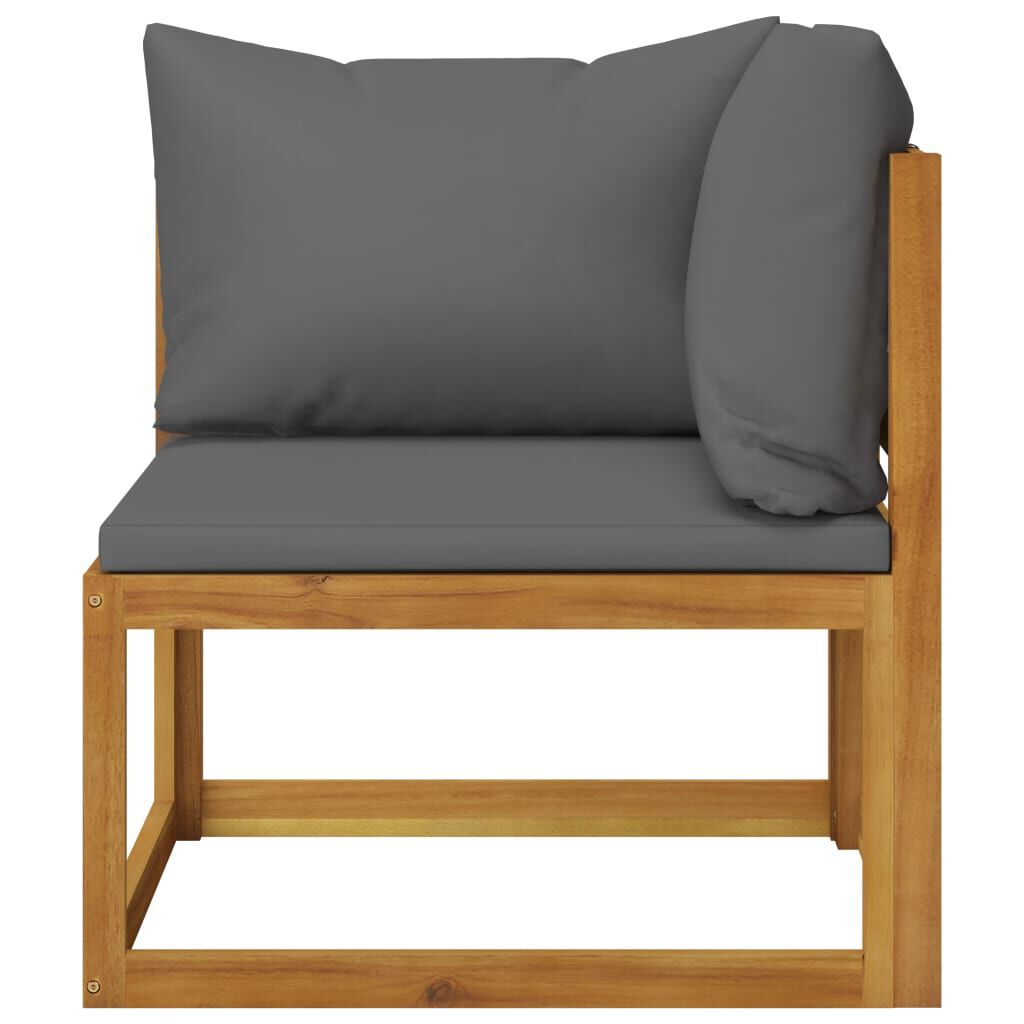 vidaXL 8 Piece Garden Lounge Set with Cushion Solid Acacia Wood
