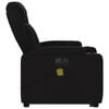 vidaXL Electric Stand up Massage Recliner Chair Black Fabric