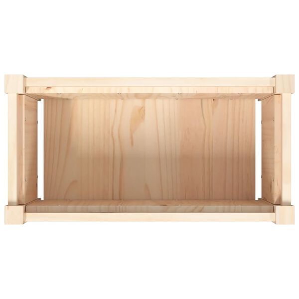 vidaXL Garden Planter 60x31x31 cm Solid Wood Pine