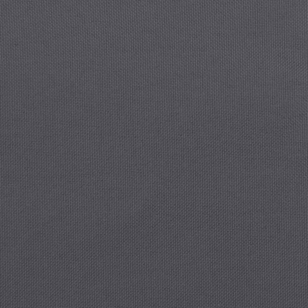 vidaXL Highback Chair Cushions 2 pcs Anthracite Oxford Fabric