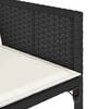 vidaXL 9 Piece Garden Dining Set with Cushions Grey Poly Rattan