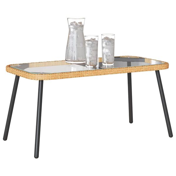 vidaXL Coffee Table Brown and Black 90 x 45 x 43 cm