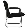 vidaXL Lounge Chair Black 55x64x80 cm Faux Leather