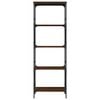 vidaXL Bookcase 5-Tier Brown Oak 59x35x171 cm Engineered Wood