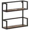 vidaXL Wall Shelf 60x20x60 cm Solid Reclaimed Wood