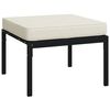 vidaXL 7 Piece Garden Lounge Set with Sand Cushions Steel