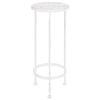 vidaXL Plant Stand Set 3 Pieces Vintage Style Metal Antique White