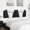 vidaXL Headboard Cushion "Viana" Black and White 183 cm King Faux Leather