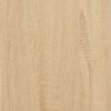 vidaXL Wall Cabinet Sonoma Oak 60x31x60 cm Engineered Wood