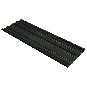 vidaXL Roof Panels 12 pcs Galvanised Steel Anthracite