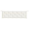 vidaXL Garden Bench Cushion Melange Cream 180x50x7 cm Fabric