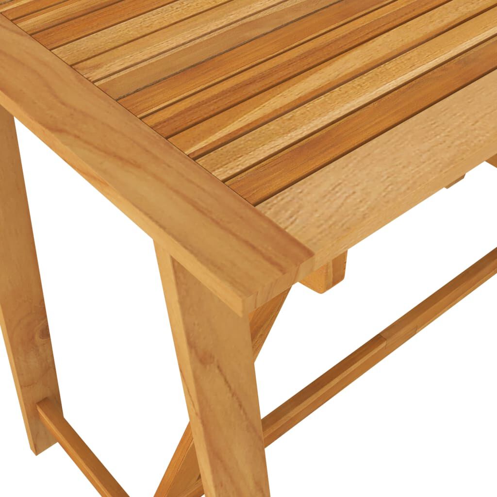 vidaXL 5 Piece Outdoor Bar Set Solid Acacia Wood