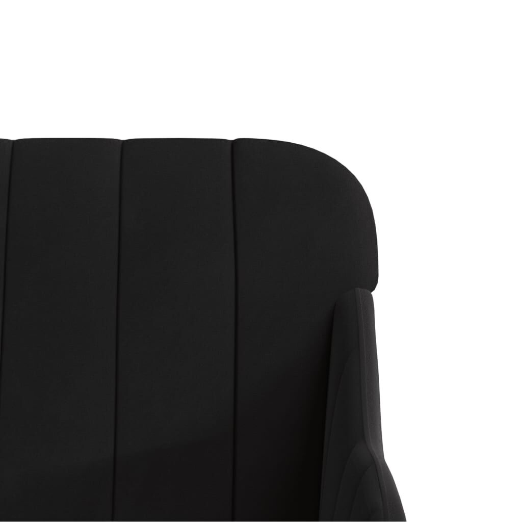 vidaXL Bench Black 110x76x80 cm Velvet
