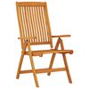 vidaXL Folding Garden Chairs 2 pcs Solid Wood Eucalyptus