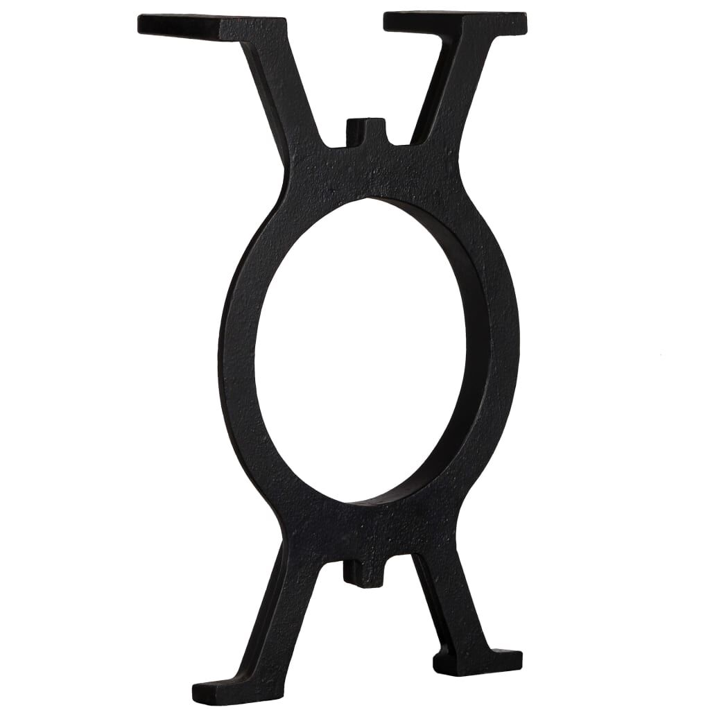 vidaXL Bench Legs 2 pcs O-Frame Cast Iron